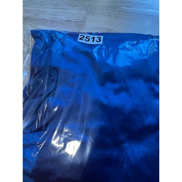 Lorain Croft 100% Silk Wrap Blouse Cocktail Metallic Shimmer Purple Small JL - Picture 14 of 14